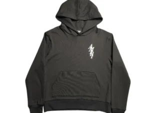 AMIRI LETTER LOGO HOODIE BLACK