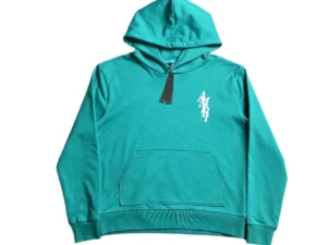 AMIRI LETTER LOGO HOODIE CERULEAN