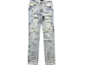 AMIRI MX1 PAINTER JEANS BLUE
