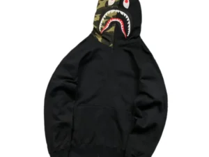 BAPE SHARK FULL ZIP HOODIE BLACK