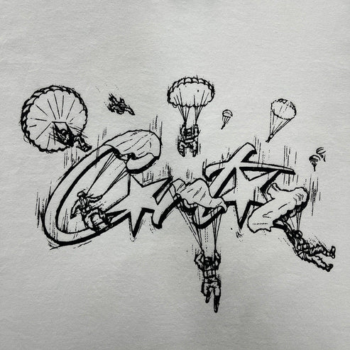 CORTEIZ ALLSTARZ SKYDIVER TEE WHITE