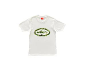 CORTEIZ GRASS ROUND TEE WHITE