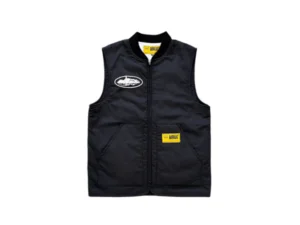 CORTEIZ GUERILLAZ QUILTED VEST BLACK