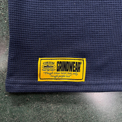 CORTEIZ INSIGNIA WAFFLE TEE NAVY