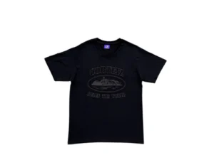CORTEIZ OG ALCATRAZ TEE TRIPLE BLACK