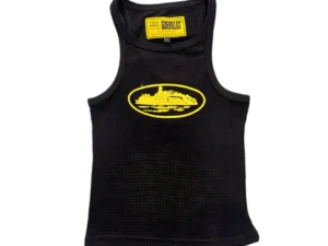 CORTEIZ RTW OG WOMEN'S ALCATRAZ TANK TOP BLACK YELLOW