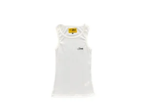 CORTEIZ WAFFLE TANK TOP WHITE