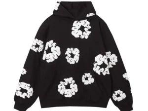 DENIM TEARS COTTON WREATH HOODIE BLACK