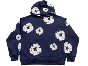 DENIM TEARS COTTON WREATH HOODIE NAVY