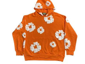 DENIM TEARS COTTON WREATH HOODIE ORANGE