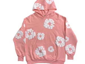 DENIM TEARS COTTON WREATH HOODIE PEACH
