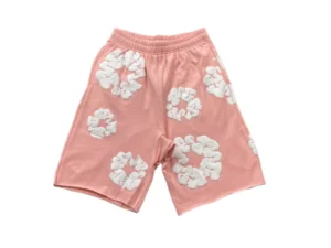 DENIM TEARS COTTON WREATH SHORTS PEACH