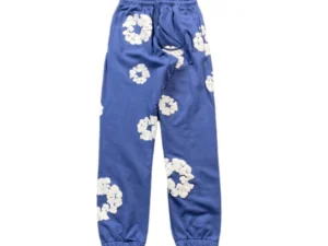 DENIM TEARS COTTON WREATH SWEATPANTS BLUE