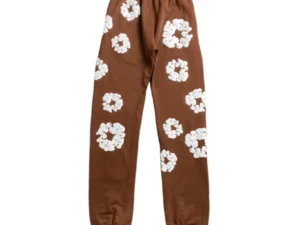 DENIM TEARS COTTON WREATH SWEATPANTS BROWN