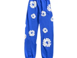 DENIM TEARS COTTON WREATH SWEATPANTS DEEP BLUE