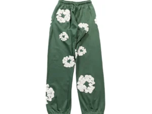 DENIM TEARS COTTON WREATH SWEATPANTS GREEN