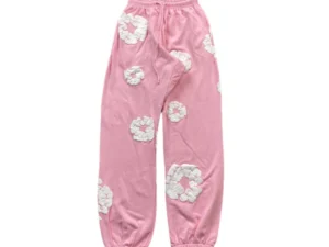 DENIM TEARS COTTON WREATH SWEATPANTS PINK