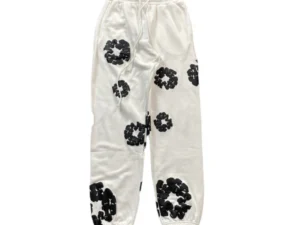 DENIM TEARS COTTON WREATH SWEATPANTS WHITE