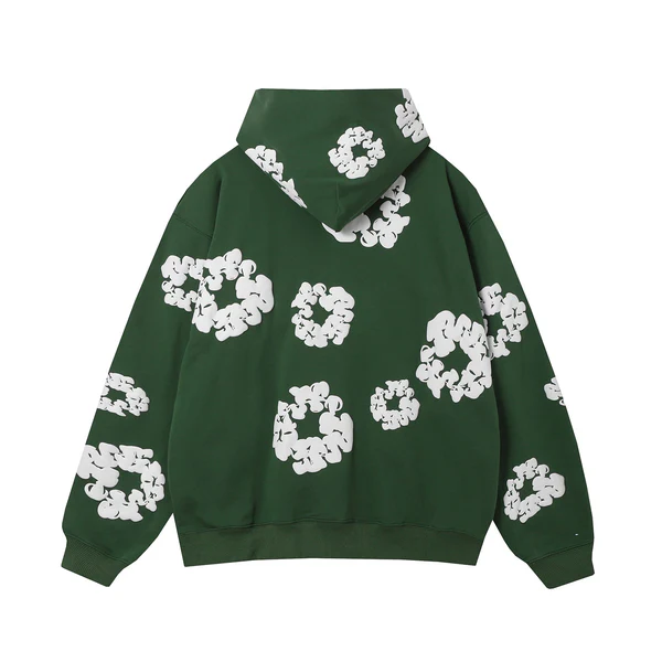 DENIM TEARS COTTON WREATH HOODIE GREEN