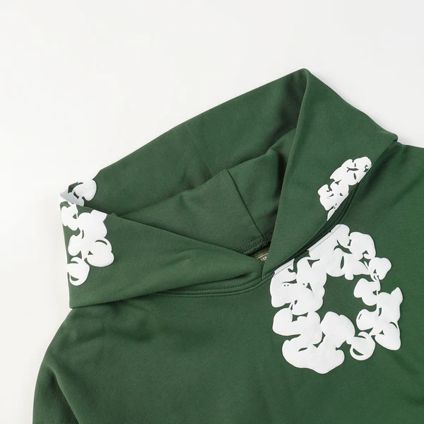 DENIM TEARS COTTON WREATH HOODIE GREEN