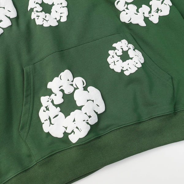 DENIM TEARS COTTON WREATH HOODIE GREEN