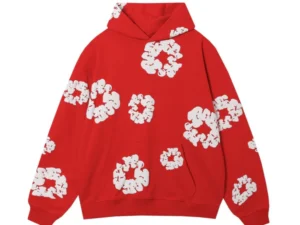 DENIM TEARS COTTON WREATH HOODIE RED