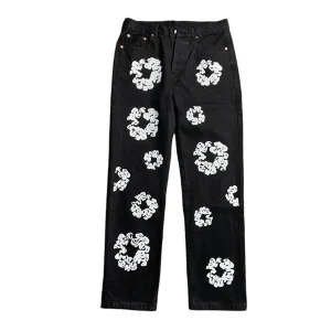 DENIM TEARS x LEVI'S COTTON WREATH JEANS BLACK