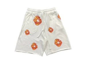 DENIM TEARS x OFFSET COTTON WREATH SHORTS WHITE