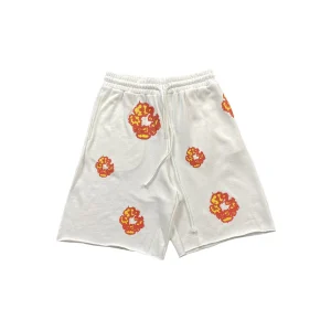 DENIM TEARS x OFFSET COTTON WREATH SHORTS WHITE