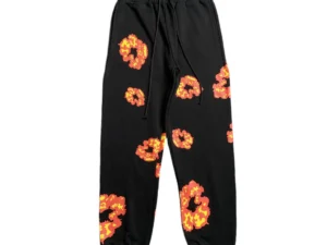 DENIM TEARS x OFFSET WREATH SWEATPANTS BLACK