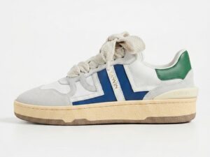 Lanvin Mesh and Suede Sneakers