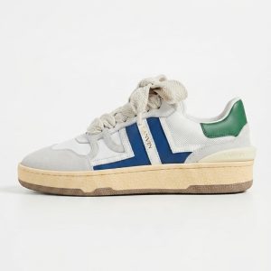Lanvin Mesh and Suede Sneakers