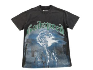 GODSPEED AMIGOS T-SHIRT WASHED BLACK