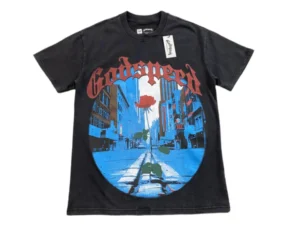 GODSPEED E PLURIBUS UNUM T-SHIRT WASHED BLACK