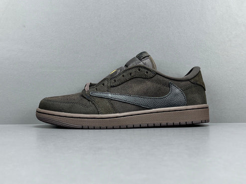 JORDAN 1 RETRO LOW OG SP x TRAVIS SCOTT VELVET BROWN