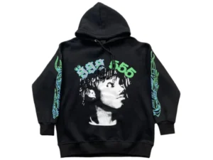 JUICE WRLD x SP5DER HOODIE BLACK