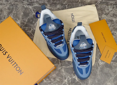 LV SKATE SNEAKER BLUE