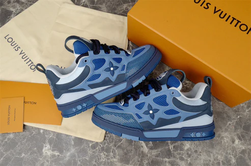 LV SKATE SNEAKER BLUE
