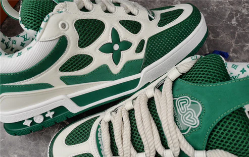 LV SKATE SNEAKER GREEN WHITE