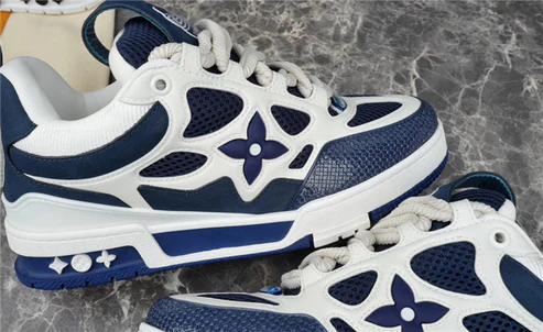 LV SKATE SNEAKER MARINE WHITE