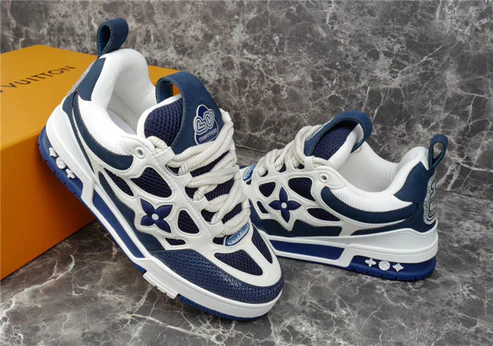 LV SKATE SNEAKER MARINE WHITE