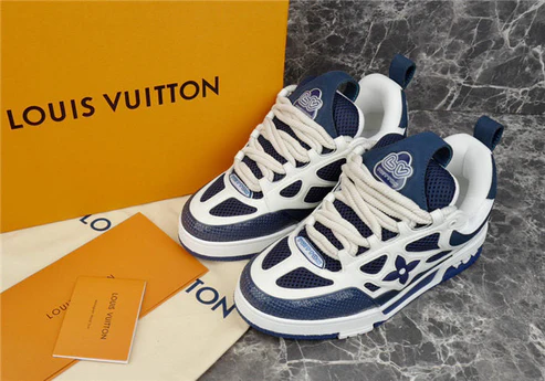 LV SKATE SNEAKER MARINE WHITE