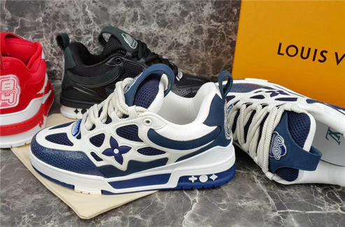 LV SKATE SNEAKER MARINE WHITE