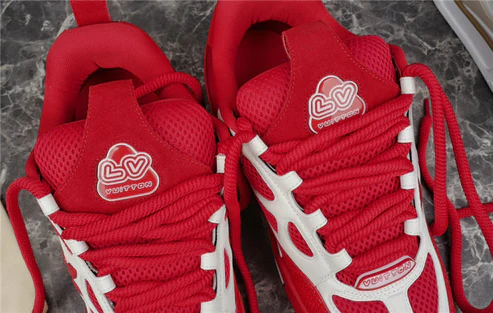 LV SKATE SNEAKER RED WHITE