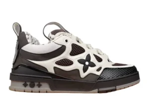 LV SKATE SNEAKER WHITE BLACK