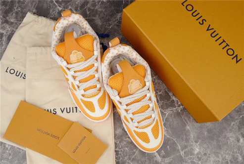 LV SKATE SNEAKER YELLOW WHITE