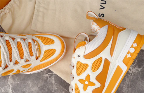 LV SKATE SNEAKER YELLOW WHITE