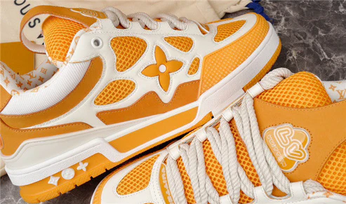 LV SKATE SNEAKER YELLOW WHITE
