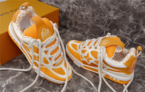 LV SKATE SNEAKER YELLOW WHITE