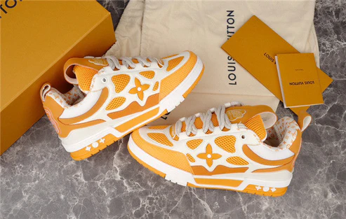 LV SKATE SNEAKER YELLOW WHITE